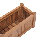 NNEVL Raised Bed 50x25x25 cm Solid Teak Wood
