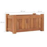 NNEVL Raised Bed 50x25x25 cm Solid Teak Wood