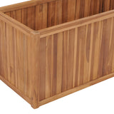 NNEVL Raised Bed 100x50x50 cm Solid Teak Wood