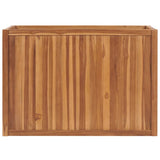 NNEVL Raised Bed 100x50x70 cm Solid Teak Wood