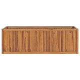 NNEVL Garden Raised Bed 150x50x50 cm Solid Teak Wood