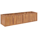 NNEVL Garden Raised Bed 200x50x50 cm Solid Teak Wood