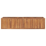 NNEVL Garden Raised Bed 200x50x50 cm Solid Teak Wood