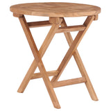 NNEVL Folding Garden Table 45 cm Solid Teak Wood