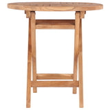 NNEVL Folding Garden Table 45 cm Solid Teak Wood