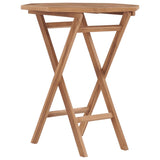 NNEVL Folding Garden Table 60x60x75 cm Solid Teak Wood