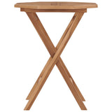 NNEVL Folding Garden Table 60x60x75 cm Solid Teak Wood