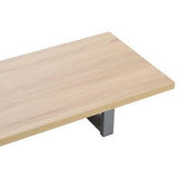 NNEVL Three Piece Bathroom Furniture Set Ceramic Oak