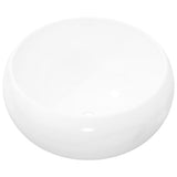 NNEVL Three Piece Bathroom Furniture Set Ceramic White