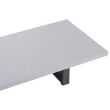 NNEVL Three Piece Bathroom Furniture Set Ceramic White