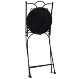 NNEVL 3 Piece Mosaic Bistro Set Ceramic Tile Terracotta
