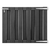 NNEVL Garden Gate WPC 100x80 cm Grey