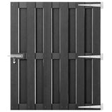 NNEVL Garden Gate WPC 100x120 cm Grey