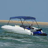 NNEVL 3 Bow Bimini Top Blue 183x160x137 cm