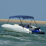NNEVL 3 Bow Bimini Top Blue 183x196x137 cm