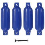 NNEVL Boat Fender 4 pcs Blue 41x11.5 cm PVC