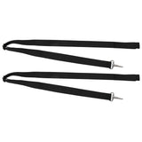 NNEVL Bimini Top Straps 2 pcs Fabric and Stainless Steel