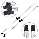 NNEVL Bimini Top Support Poles 2 pcs Aluminium