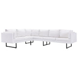 NNEVL Corner Sofa Faux Leather White