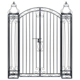 NNEVL Ornamental Garden Gate Wrought Iron 122x20.5x160 cm