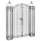 NNEVL Ornamental Garden Gate Wrought Iron 122x20.5x160 cm