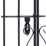 NNEVL Ornamental Garden Gate Wrought Iron 122x20.5x160 cm