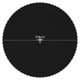 NNEVL Jumping Mat Fabric Black for 13 Feet/3.96 m Round Trampoline