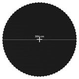 NNEVL Jumping Mat Fabric Black for 14 Feet/4.27 m Round Trampoline