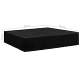 NNEVL Garden Furniture Cover 12 Eyelets 250x250x70 cm