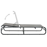 NNEVL Sun Lounger Aluminium and Textilene