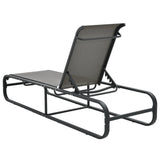 NNEVL Sun Lounger Aluminium and Textilene
