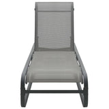 NNEVL Sun Loungers 2 pcs with Table Textilene and Aluminium