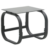 NNEVL Sun Loungers 2 pcs with Table Textilene and Aluminium