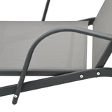 NNEVL Sun Lounger Steel and Textilene