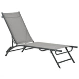 NNEVL Sun Loungers 2 pcs Textilene and Steel