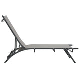 NNEVL Sun Loungers 2 pcs Textilene and Steel