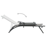NNEVL Sun Loungers 2 pcs Textilene and Steel