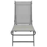 NNEVL Sun Loungers 2 pcs Textilene and Steel