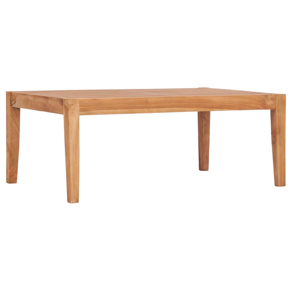 NNEVL Garden Table 90.5x55.5x30.5 cm Solid Teak Wood