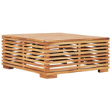 NNEVL Garden Table 69.5x69.5x31 cm Solid Teak Wood