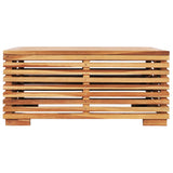 NNEVL Garden Table 69.5x69.5x31 cm Solid Teak Wood