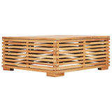 NNEVL Garden Table 69.5x69.5x31 cm Solid Teak Wood