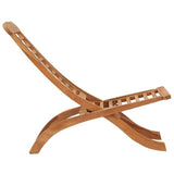 NNEVL Folding Garden Chairs Solid Teak Wood