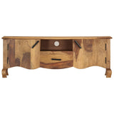 NNEVL TV Cabinet 115x30x42 cm Solid Sheesham Wood