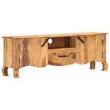 NNEVL TV Cabinet 115x30x42 cm Solid Sheesham Wood