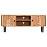 NNEVL TV Cabinet 118x30x45 cm Solid Acacia Wood