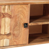 NNEVL TV Cabinet 118x30x45 cm Solid Acacia Wood