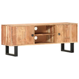 NNEVL TV Cabinet 118x30x45 cm Solid Acacia Wood
