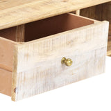 NNEVL Coffee Table 88x60x40 cm Solid Mango Wood