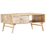 NNEVL Coffee Table 88x60x40 cm Solid Mango Wood